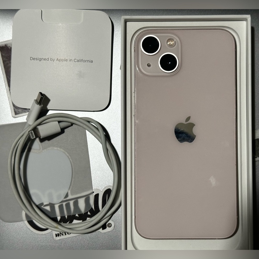 iPhone 13 pink, barely used and ready to sell. - Picture 1 of 2
